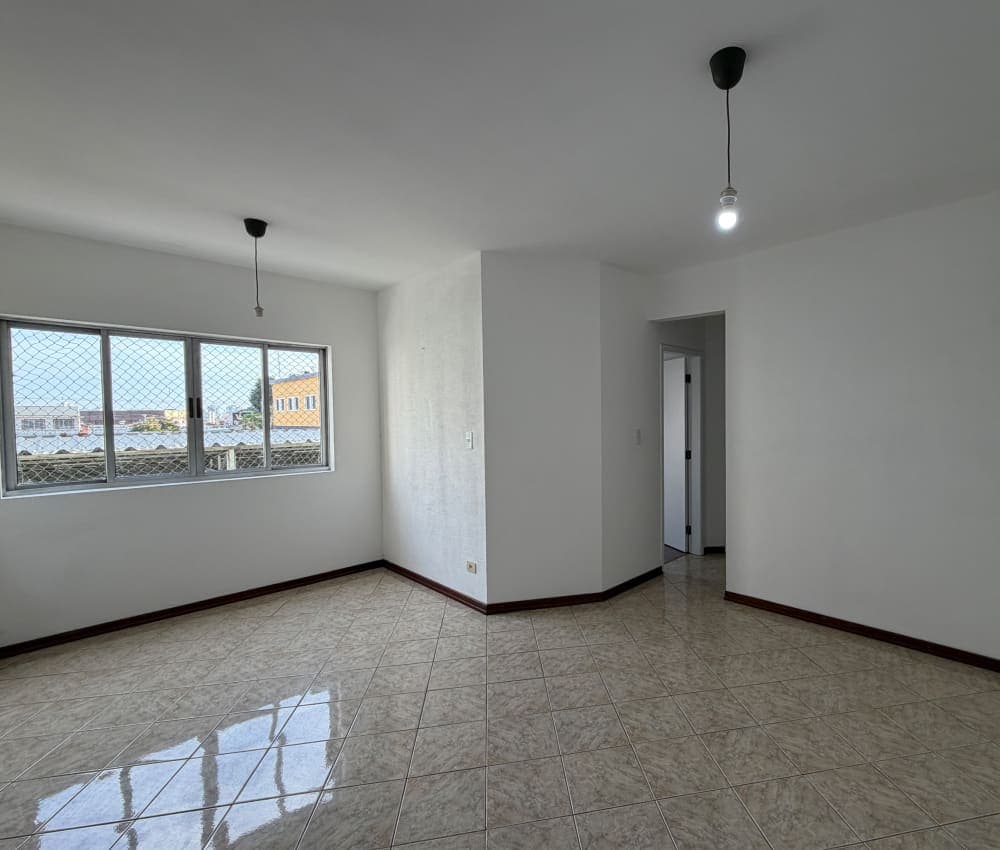 Sala ampla do apartamento da Rua da Alegria